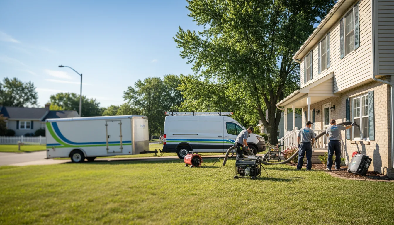 Flooded Basement Restoration And Cleanup With Repair in Agency, IA near me